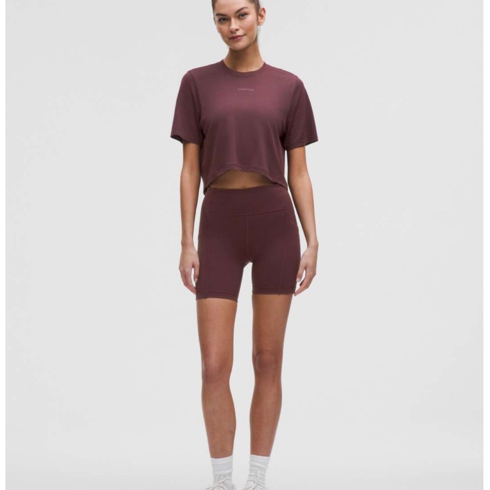 Lululemon Swift Speed High-Rise Short 6" Goodnight Plum